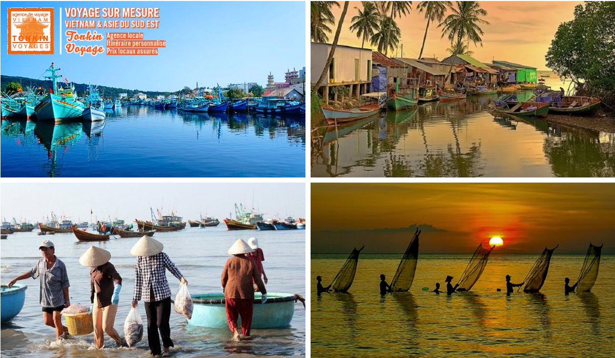 Les plus beaux villages au Vietnam Village de p&ecirc;ches Ham Ninh ile Phu Quoc
